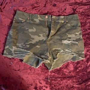 Camo No Boundaries Shorts